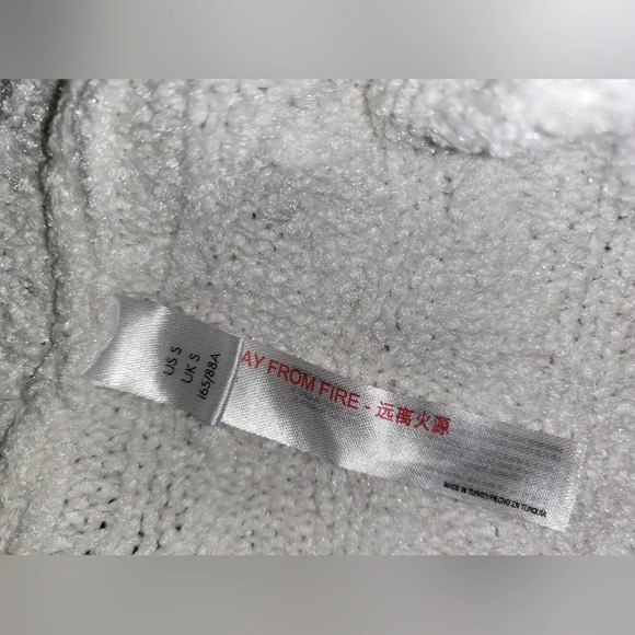 Free people oversized zig zag knit cropped vest Size S - Picture 5 of 5